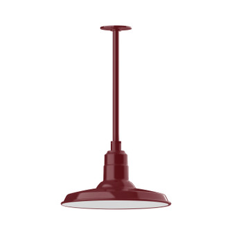 Warehouse One Light Pendant in Barn Red (518|STA18355H36W14)