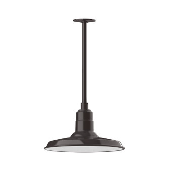 Warehouse One Light Pendant in Architectural Bronze (518|STA18351H36)