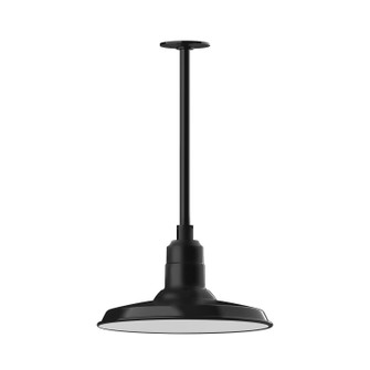 Warehouse One Light Pendant in Black (518|STA18341)