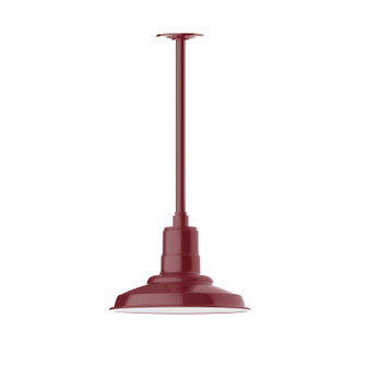 Warehouse One Light Pendant in Barn Red (518|STA18255W12)