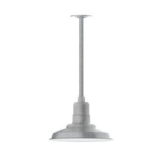 Warehouse One Light Pendant in Painted Galvanized (518|STA18249H24)