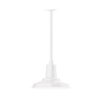Warehouse One Light Pendant in White (518|STA18244H30)