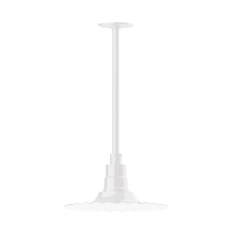 Radial One Light Pendant in White (518|STA15844H36)