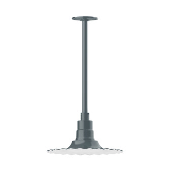 Radial One Light Pendant in Slate Gray (518|STA15840H24)