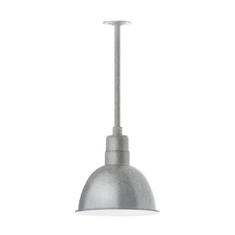 Deep Bowl One Light Pendant in Painted Galvanized (518|STA11649H30G05)