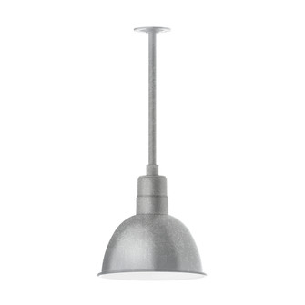Deep Bowl One Light Pendant in Painted Galvanized (518|STA11649)