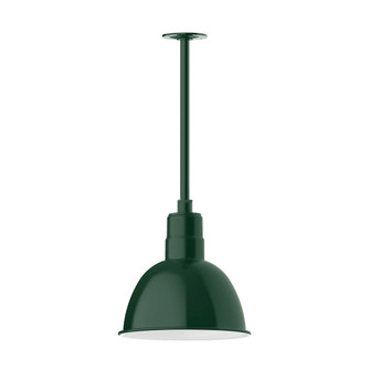 Deep Bowl One Light Pendant in Forest Green (518|STA11642H30W12)