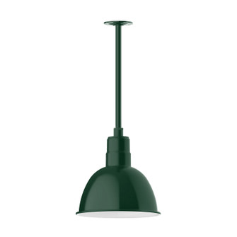 Deep Bowl One Light Pendant in Forest Green (518|STA11642H30)
