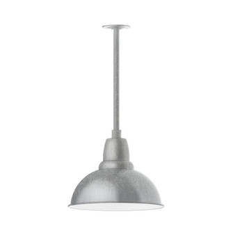 Cafe One Light Pendant in Painted Galvanized (518|STA10749H36W14)