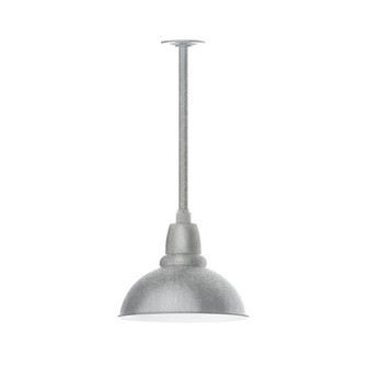 Cafe One Light Pendant in Painted Galvanized (518|STA10649H30W12)