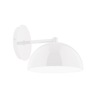 Arcade One Light Wall Sconce in White (518|SCK43144)