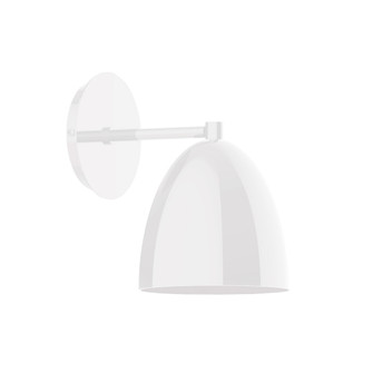 Jill One Light Wall Sconce in White (518|SCK41744) Jill One Light Wall Sconce in White (518|SCK41744)