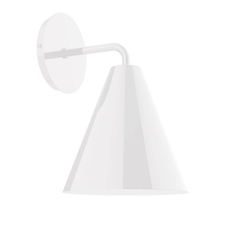 J-Series One Light Wall Sconce in White (518|SCJ42044)