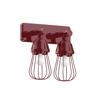 Vintage Two Light Wall Sconce in Barn Red (518|SCG08155)