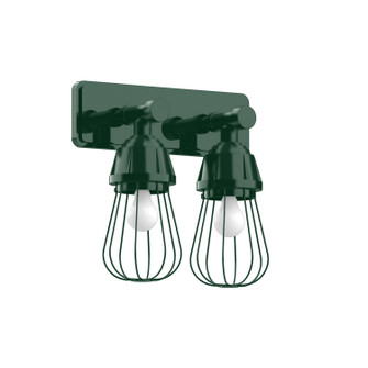 Vintage Two Light Wall Sconce in Forest Green (518|SCG08142)