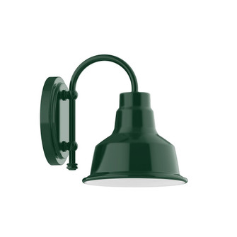 Warehouse One Light Wall Sconce in Forest Green (518|SCB18042G05)