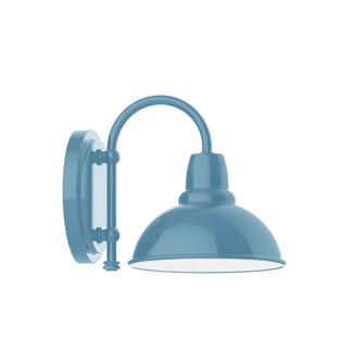 Cafe One Light Wall Sconce in Light Blue (518|SCB10554W08)