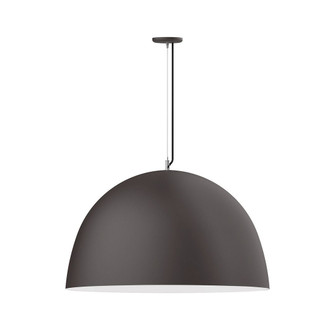 XL Choices One Light Pendant in Bronze Matte w/White Interior (518|PEG2155744)