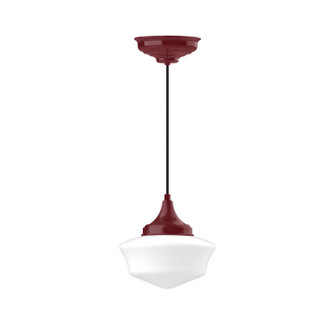 Schoolhouse One Light Pendant in Barn Red (518|PEF02155)