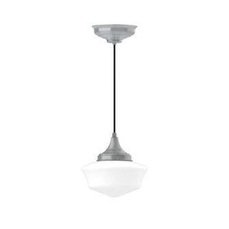 Schoolhouse One Light Pendant in Painted Galvanized (518|PEF02149)