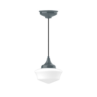 Schoolhouse One Light Pendant in Slate Gray (518|PEF02140)