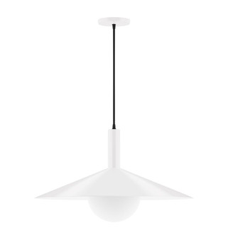 Zing One Light Pendant in White (518|PEBX478G1544)