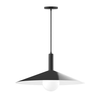 Zing One Light Pendant in Black (518|PEBX478G1541C04)