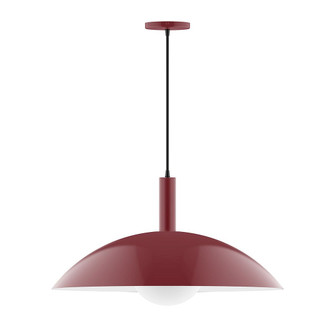 Glow One Light Pendant in Barn Red (518|PEBX477G1555)