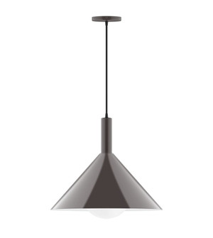 Chase One Light Pendant in Architectural Bronze (518|PEBX467G1551)