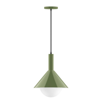 Chase One Light Pendant in Fern Green (518|PEBX466G1522)
