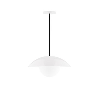 Axis One Light Pendant in White (518|PEB438G1544)