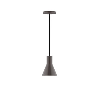 Flare One Light Pendant in Architectural Bronze (518|PEB43651)