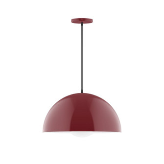 Arcade One Light Pendant in Barn Red (518|PEB433G1555)