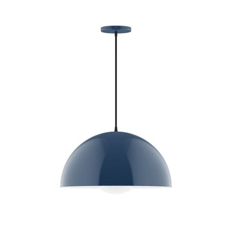 Arcade One Light Pendant in Navy (518|PEB433G1550)