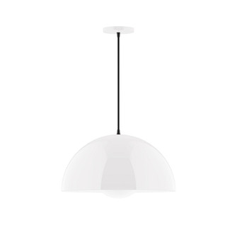 Arcade One Light Pendant in White (518|PEB433G1544)
