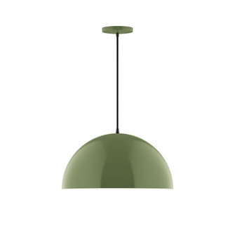 Arcade One Light Pendant in Fern Green (518|PEB433G1522C16)