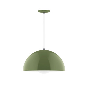 Arcade One Light Pendant in Fern Green (518|PEB433G1522)