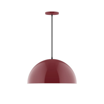 Axis One Light Pendant in Barn Red (518|PEB43355C25)