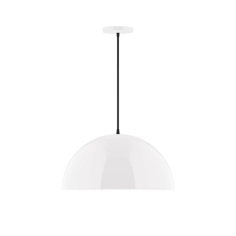 Arcade One Light Pendant in White (518|PEB43344C25)