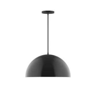 Arcade One Light Pendant in Black (518|PEB43341C04)