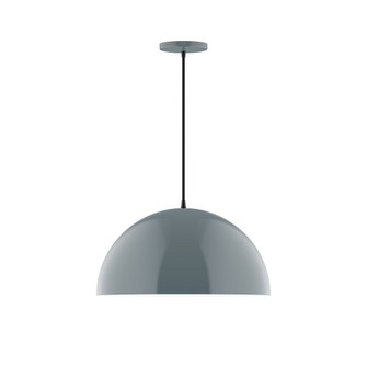 Arcade One Light Pendant in Slate Gray (518|PEB43340)