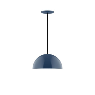 Arcade One Light Pendant in Navy (518|PEB43250)