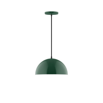 Arcade One Light Pendant in Forest Green (518|PEB43242C20)