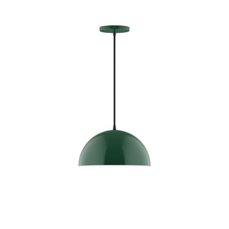 Arcade One Light Pendant in Forest Green (518|PEB43242)