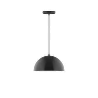 Arcade One Light Pendant in Black (518|PEB43241C22)