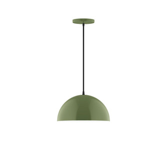 Arcade One Light Pendant in Fern Green (518|PEB43222)