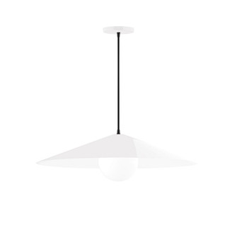 Vessel One Light Pendant in White (518|PEB429G1544C20)