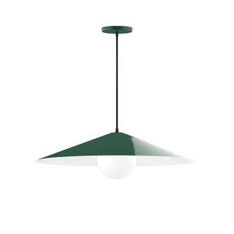 Vessel One Light Pendant in Forest Green (518|PEB429G1542C27)