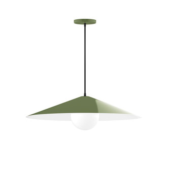Vessel One Light Pendant in Fern Green (518|PEB429G1522C24)
