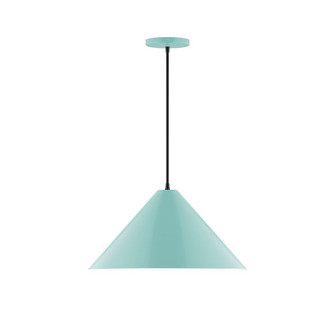 Pinnacle One Light Pendant in Sea Green (518|PEB423G1548C22)